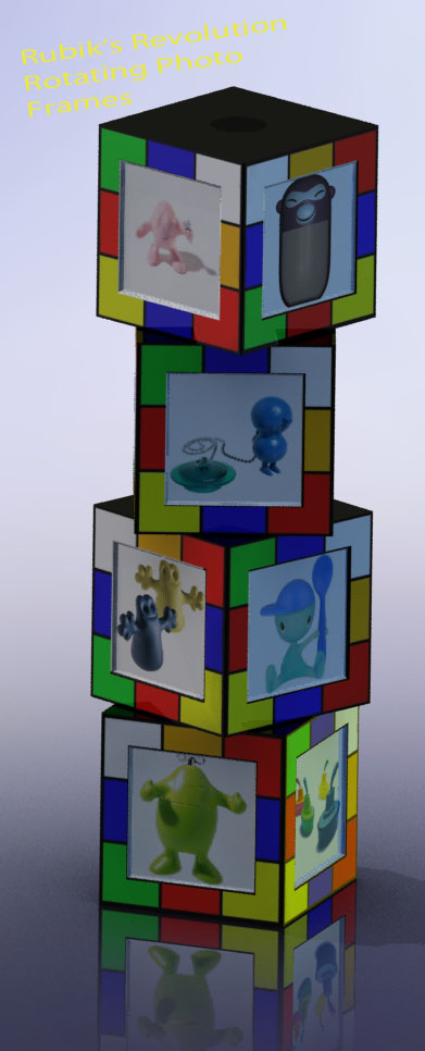 Rubik's Revolution Rotating Photo Frame